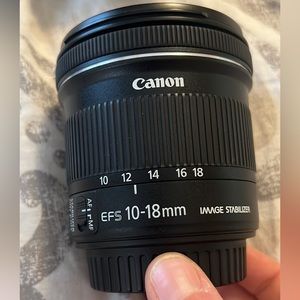 📷Wide angle Canon EFS 10-18mm STM lens📷